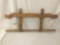 Antique cattle yoke, approx. 48.5x3x23 inches.