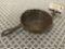 Antique Favorite Piqua Ware smiley logo size 5 cast iron pan with heat ring.