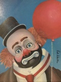 Balloon Man - framed Red Skelton ltd ed repro canvas print w/COA, #'d 399/5000, & signed