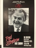 Poster for Addi Galleries Red Skelton art show. approx 26x18 inches.