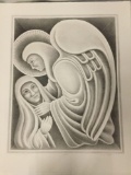 Hand signed #'d 197/240 Jacques and Mary Regat print 