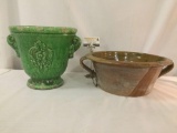 2 vintage ceramic vases/ bowls