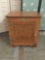 Vintage antique style ice box reproduction cabinet. approx 26x22x16 inches. Shows wear, see pics.