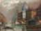 Original framed oil painting - Venice Canal by artist DuBois with COA. Approx 31x27 inches.