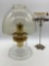 Vintage mid century Hans-Agne Jakobsson Markaryd Swedish kerosene oil lamp. approx 10x7x7 inches