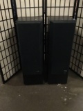 Pair of KEF 104/2 Reference Series hifi floor speakers. Tested and working. approx 36x17x11 inches