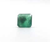 1.70 ct emerald, measures 7.5 mm.