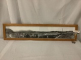 Vintage 1929 framed panoramic photograph of Ryderwood, Washington by Harold M. Brown