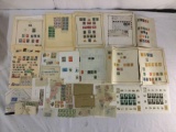 Huge collection of Central American, South American, and Mexican postage stamps. w/ 2 Soviet sheets