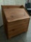 Vintage wood storage trunk/ hamper box, approx 31 x 21 x 37 inches