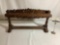 Vintage wood carved rack for knives/ pipes (?) approx 24 x 13 x 7 inches.