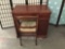 Vintage Sears and Roebuck converged sewing machine desk with chair.