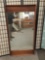 Vintage wood vanity mirror. approx 61x31x2 inches.