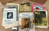 Lot of vintage sheet music. Pals, Pagan Love Song, Cheyenne and more (shows wear, see pic)