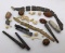 Collection of vintage foreign beads, bone, stone, seeds, stoneware & more. Largest approx 10x1 inch