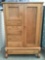 Late 1800s antique six-drawer oak - Gentleman?s Dresser - armoire/dresser. Some mild wear, see pics