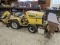 General Electric Electrak E15 all-electric garden tractor w/ service manual/attachments. Sold as is.