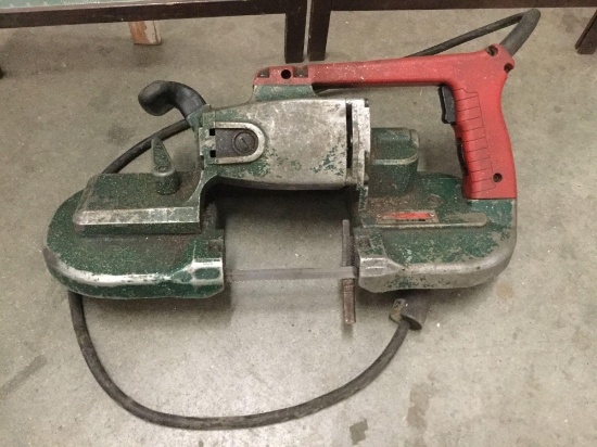 Vintage Milwaukee heavy duty band saw. Tested and working.