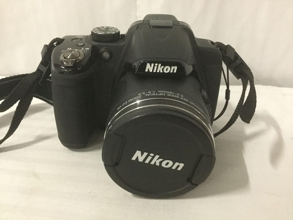 Nikon Coolpix P350 digital camera w/ Nikkor 42x wide optical zoom EDVR 4.3? 180mm 1:3-5.9 lens &more+ | Computers & Electronics Electronics Cameras |  Online Auctions | Proxibid
