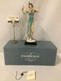 Original 2004 Florence Giuseppe Armani signed figurine - Cleopatra w/box & tags - made in Italy