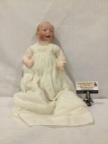 Antique c.1909 Kammer Reinhard KR 100 15 inch German baby doll. Approx 14x8x3 inches.