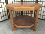 Mid-century Lane wooden end table style No.1082 22, very mild wear, see pics, approx. 26x26x21 in.