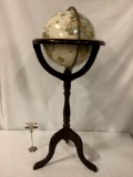 1993 Replogle 12 inch diameter World Classic Series globe w/stand, made by the Bombay Company Inc.