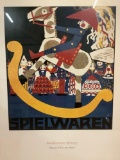 Framed lithograph gallery show print - Berta Kiesewetter: Spielwaren (Museum of Fine Arts, Boston)