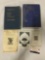 Collection of 5 vintage stamp related books and pamphlets.
