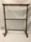 Wooden towel/quilt rack, approx. 30.5x24x12 inches.