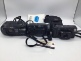 Minolta Freedom Dual, Freedom Dual 60, and Freedom Zoom 105i cameras. Untested.