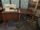 Vintage Sears Kenmore Solid State sewing machine table. Untested. approx 31x24x18 inches....