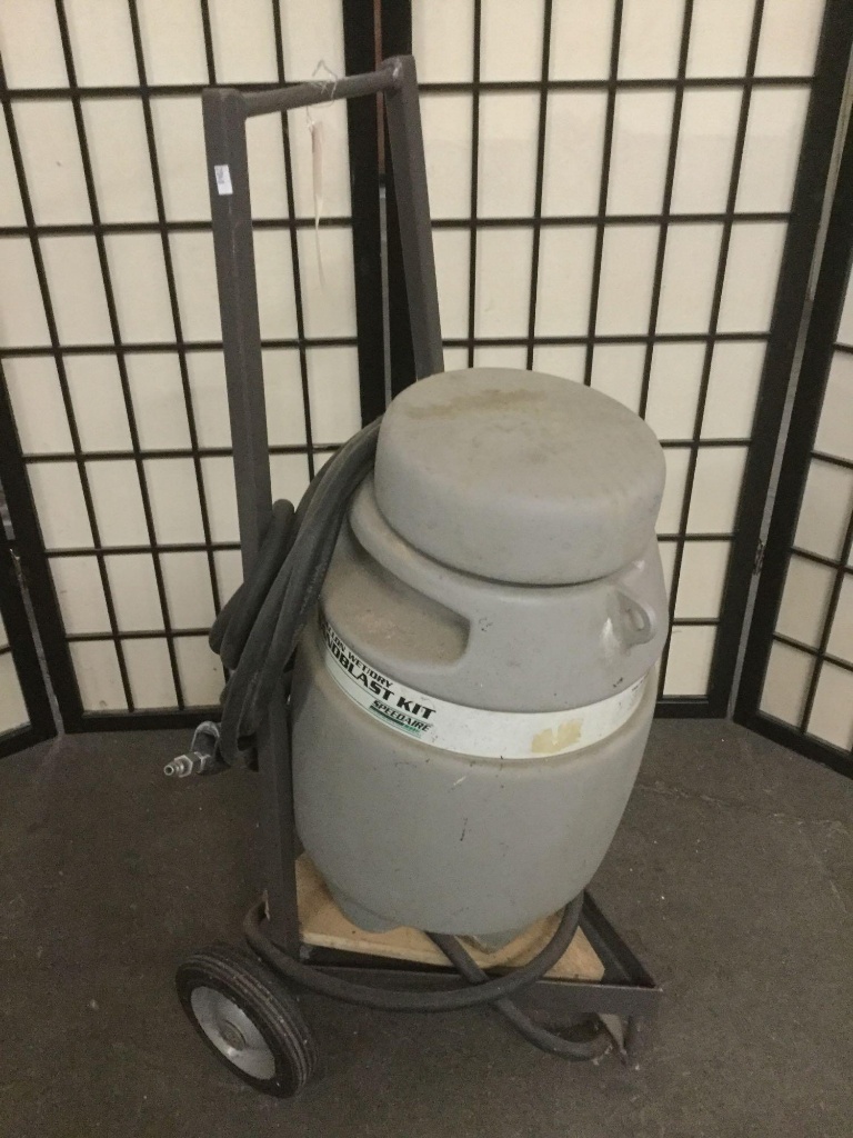 Speedaire Gallon Wet Dry Sandblast Sandblaster Sand Blast For Sale In