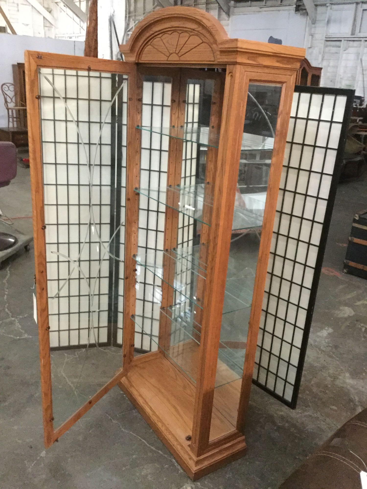 Modern Buhler Furniture Lighted Curio