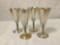 4 Silverplate Goblets, Made in Spain