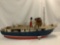 Vintage large scale Bettylew Spokane Pancoast Steamer Ship custom wooden boat model. 62x32x14 inches