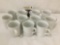 Lot of 11 Crate and Barrel - Staccato coffee cups