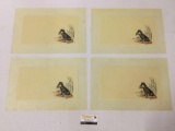 Four plastic placemats w/ D. Dilmore (?) dog & duck print images.