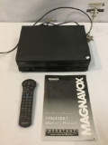 Magnavox VCRPlus 4head Video Cassette Recorder No.VRU442AT w/ remote & manual, tested & turns on.