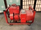 Vintage Briggs and Stratton 4 cycle 4 hp gasoline engine and AG Tronic alternator.