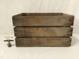 Vintage PRENTICE wooden crate