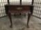 Ethan Allen drop leaf end table with 1 drawer and nice legs