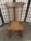 Antique Americana wicker seat rocking chair with 