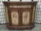 Antique style sideboard cabinet reproduction w/ floral designs & 1 drawer