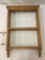 Wooden wall hanging shelf, approx. 29x19x6 inches.