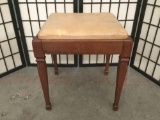 Vintage wooden stool/footrest with some minor wear