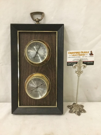 SPRINGFIELD thermometer and humidity wall hanging meter.