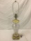 Vintage cut glass table lamp