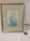 Framed hand signed and numbered floral print buy Carmel Foret, 1989, #ed 174/1800