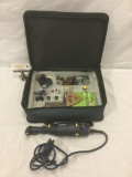 Master Craft rotary tool with many attachments in case